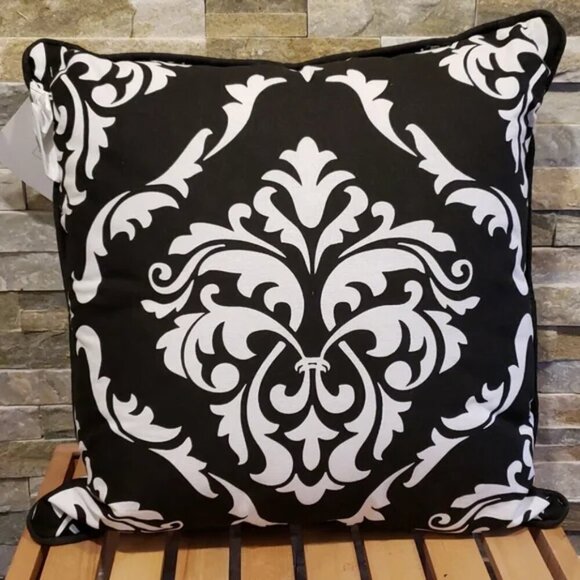 Millano Black/White Decorative Cushion - Picture 2 of 2